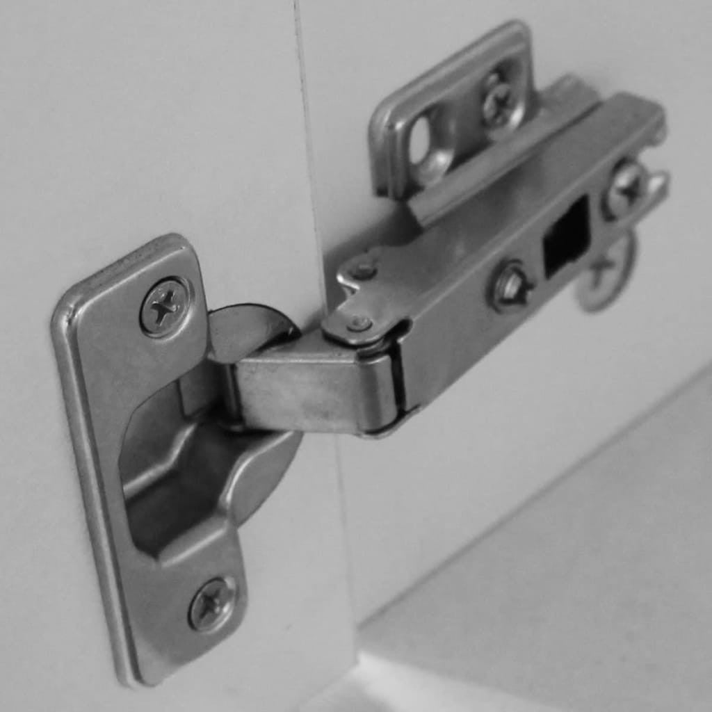 Työpöytä Lipastolla ja Kaapilla Valkoinen 100x40x73 cm