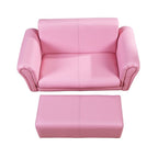 Lastensohva, vaaleanpunainen