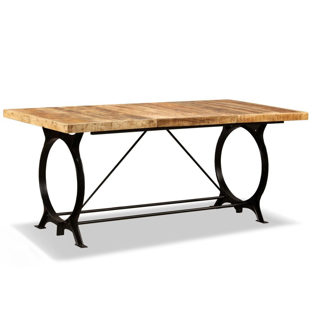 Matbord Massivt grovt mangoträ 180 cm
