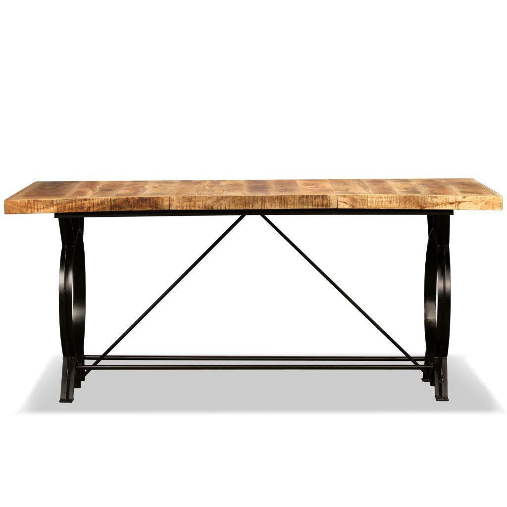 Matbord Massivt grovt mangoträ 180 cm