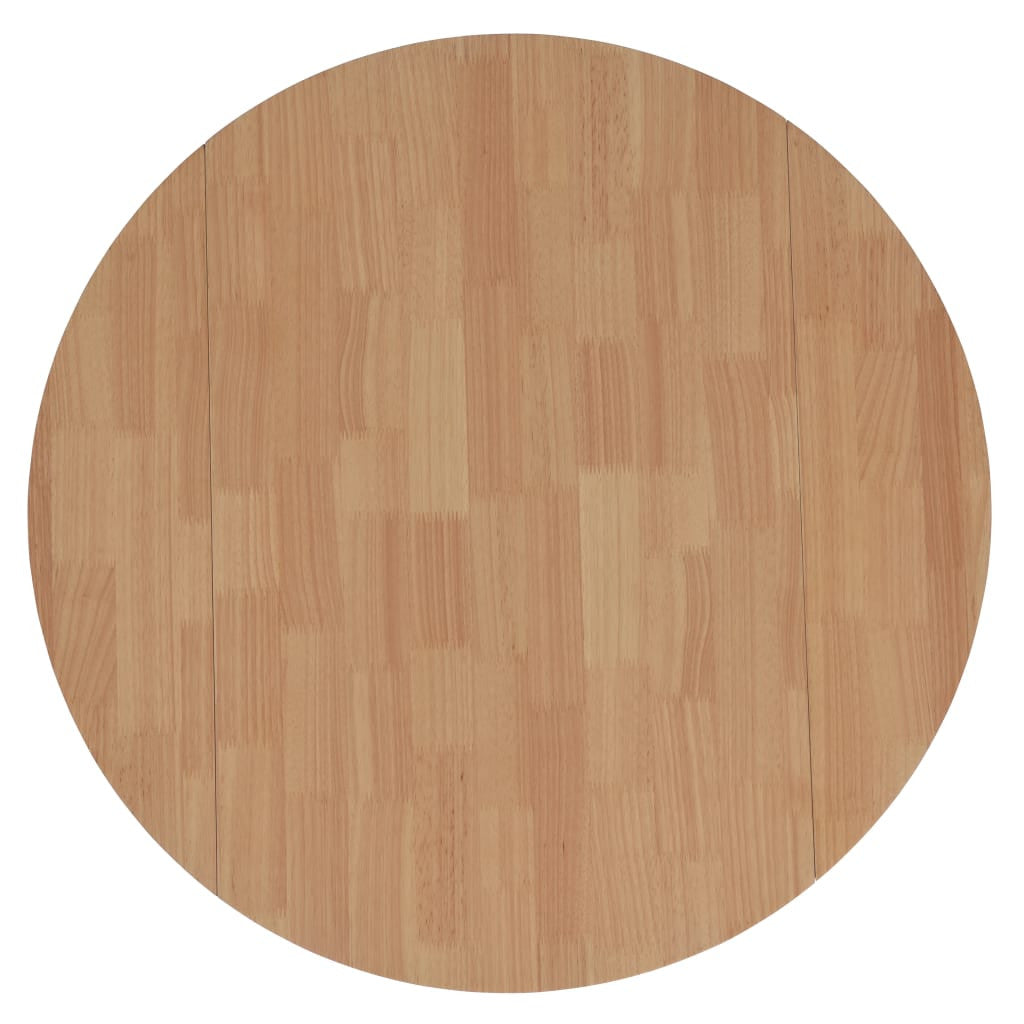 Jatkettava Ruokapöytä Pyöreä MDF Valkoinen