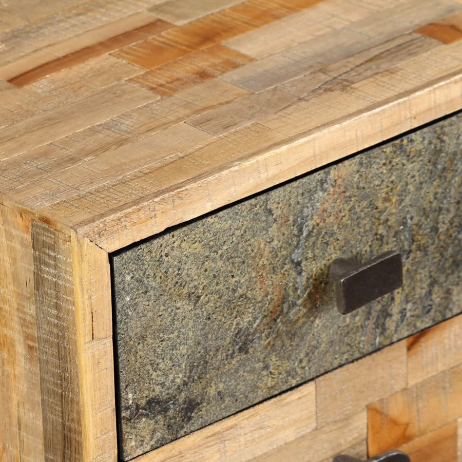 Skrivbord Massivt återvunnet teak 110x50x76 cm