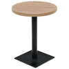 Bistrobord MDF och stål, runt, 60x75 cm, ekfärgat