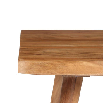 Skrivbord, massivt akaciaträ, 110x50x76 cm