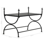 Penkki vintagetyyli metalli 83x42x55 cm musta