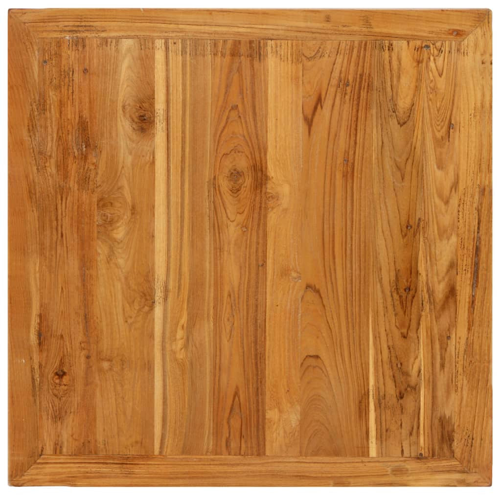 Baaripöytä kierrätetty tiikki 60x60x107 cm