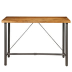 Baaripöytä kierrätetty tiikki 150x70x106 cm