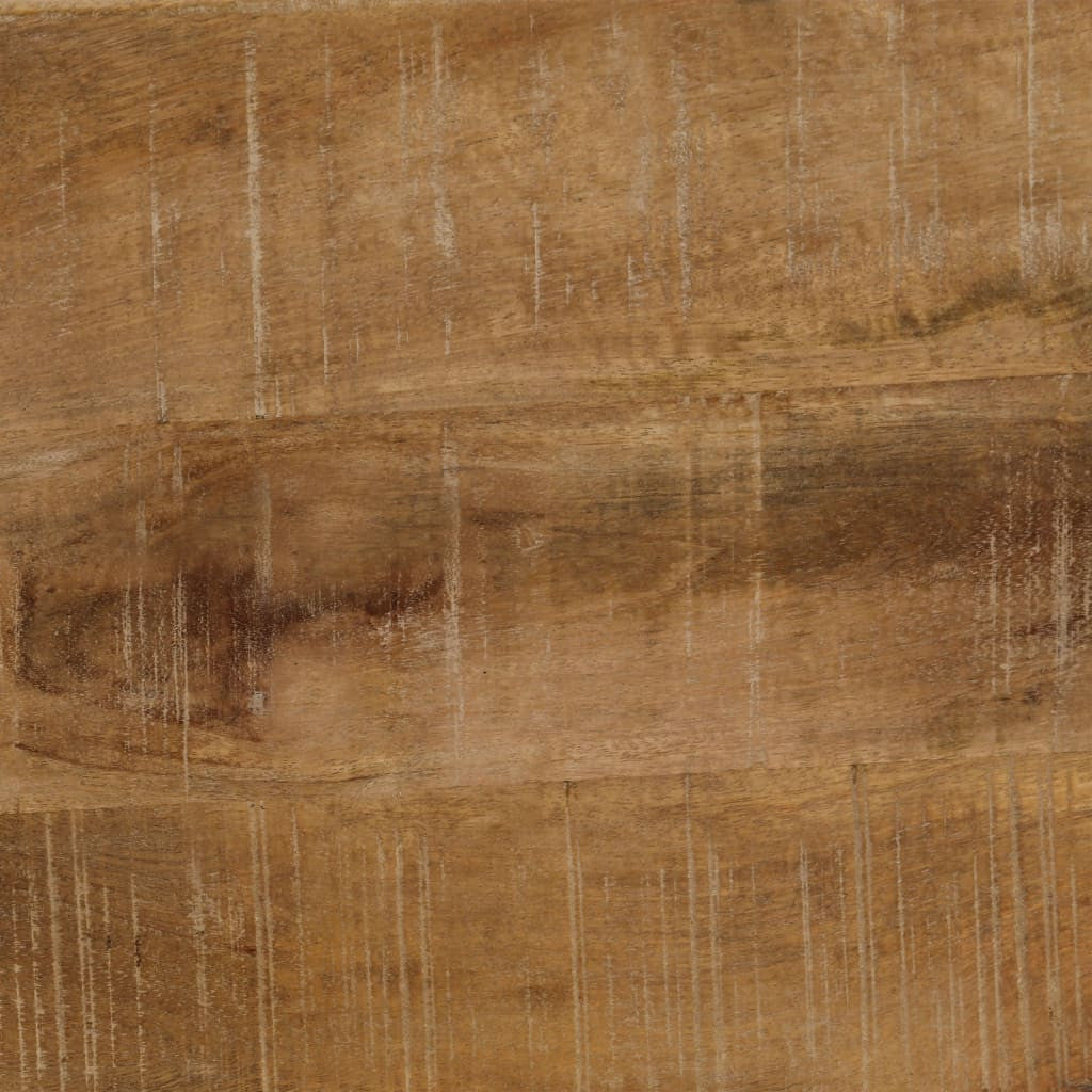Ruokapöytä 120x60x76 cm kiinteä mangopuu
