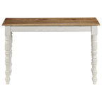 Ruokapöytä 120x60x76 cm kiinteä mangopuu