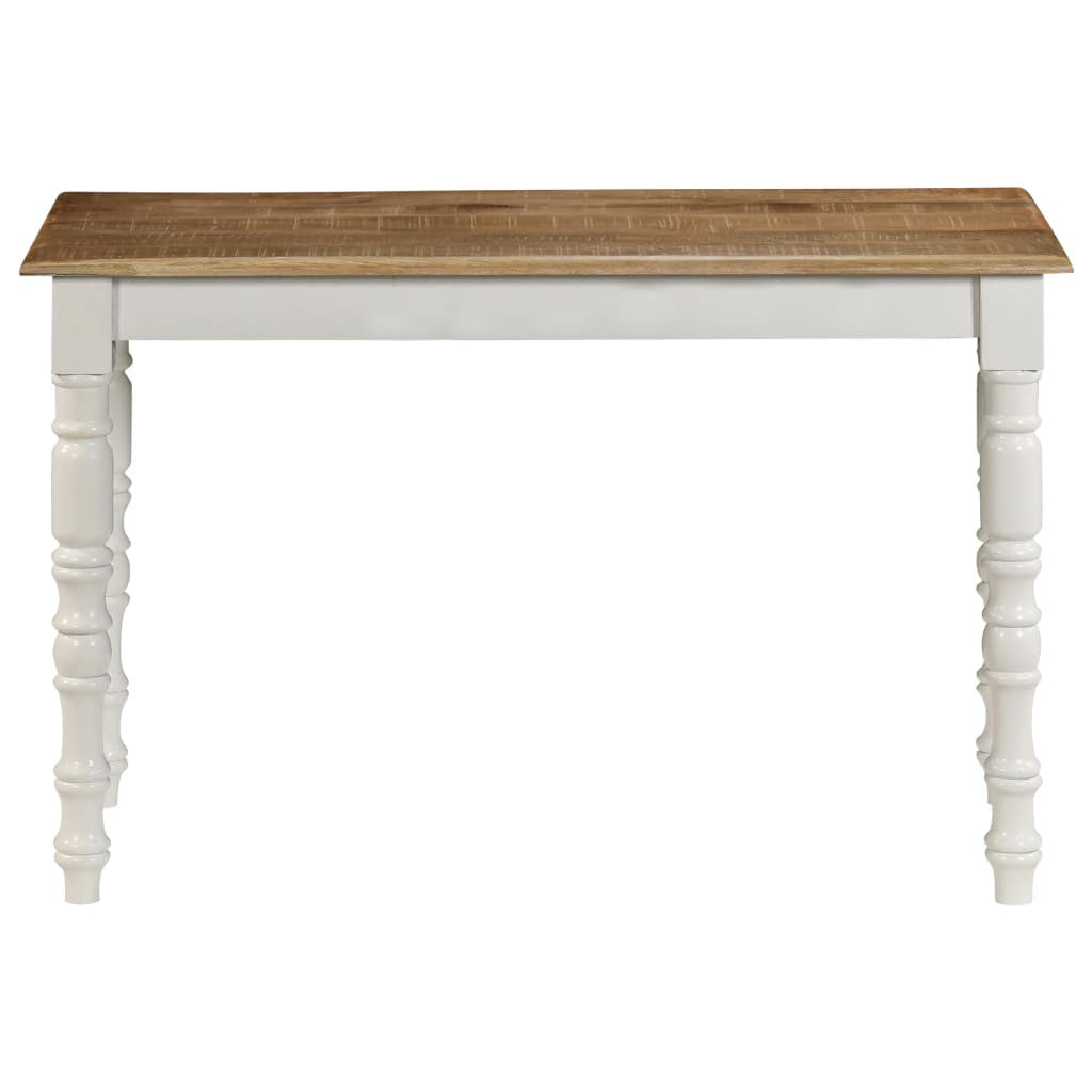 Ruokapöytä 120x60x76 cm kiinteä mangopuu