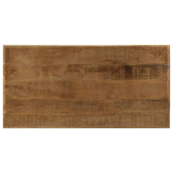Ruokapöytä 120x60x76 cm kiinteä mangopuu