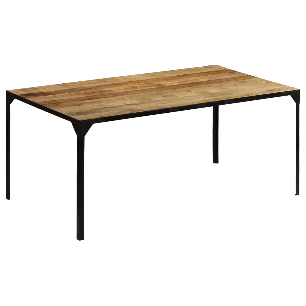 Ruokapöytä 180x90x76 cm mangopuu