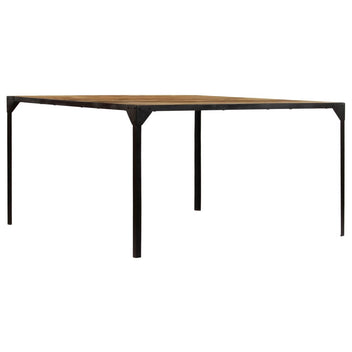 Ruokapöytä 140x140x76 cm mangopuu