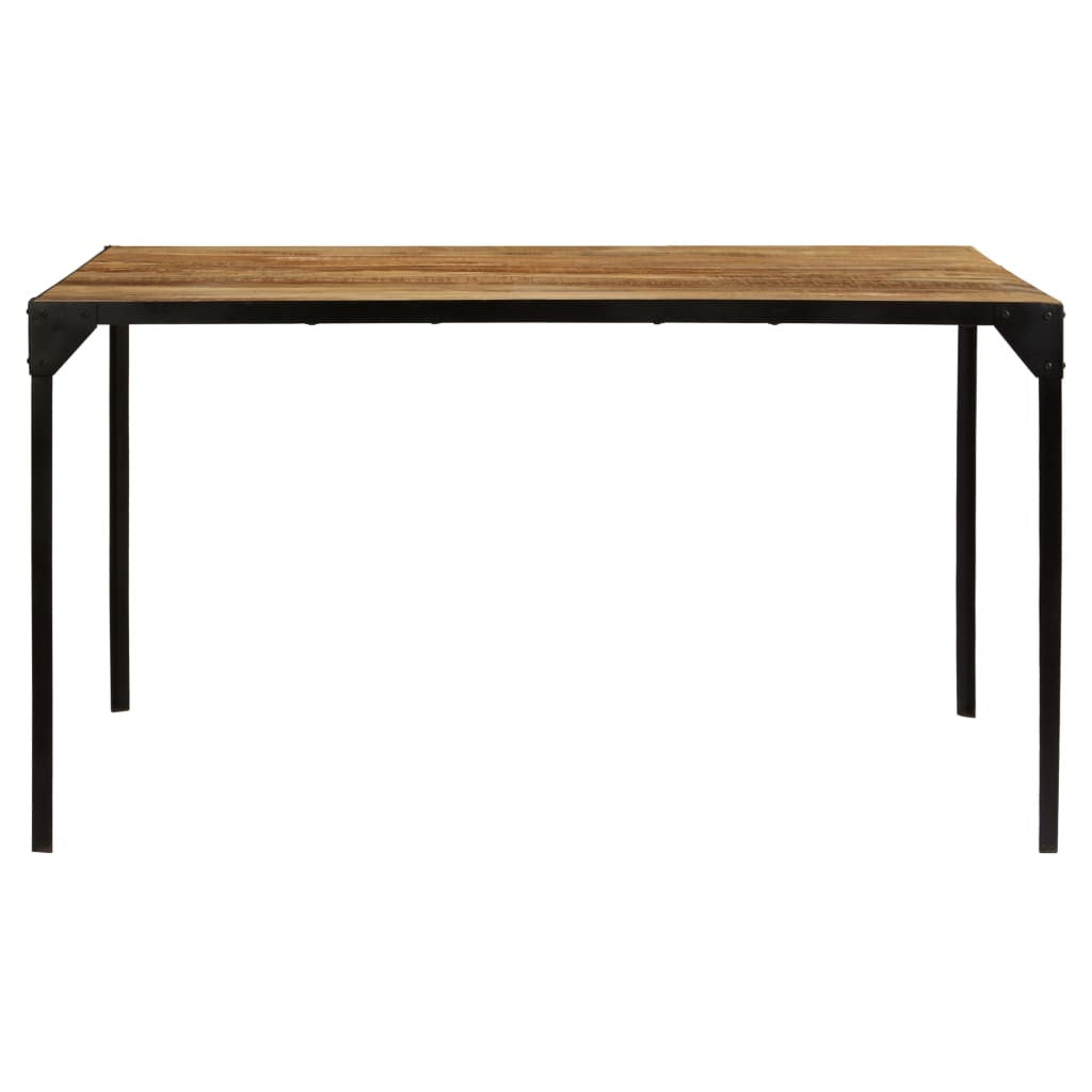 Ruokapöytä 140x140x76 cm mangopuu