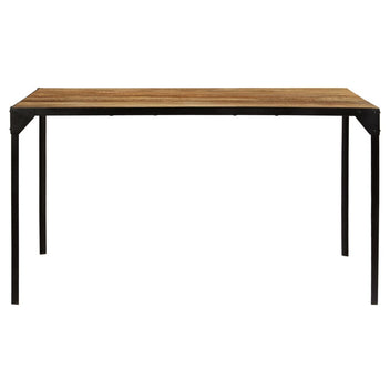 Ruokapöytä 140x140x76 cm mangopuu