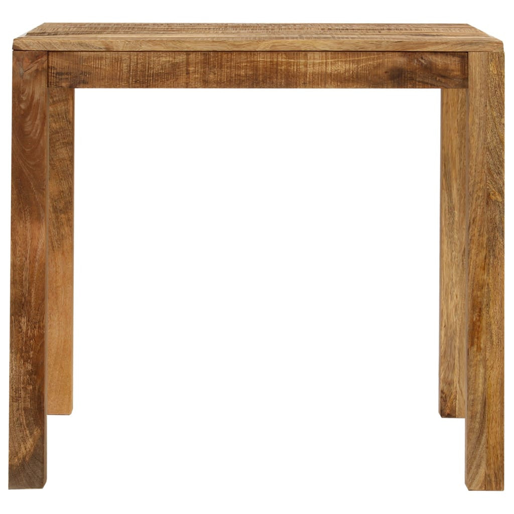 Ruokapöytä kiinteä mangopuu 82x80x76 cm