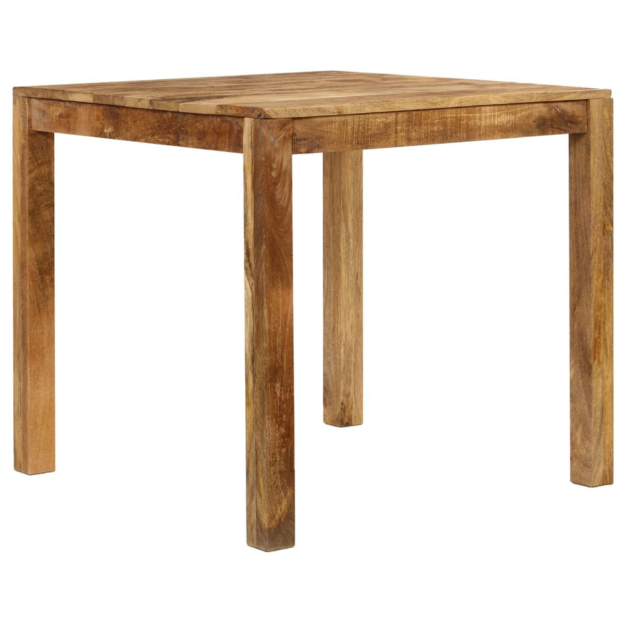 Matbord, massivt mangoträ, 82x80x76 cm