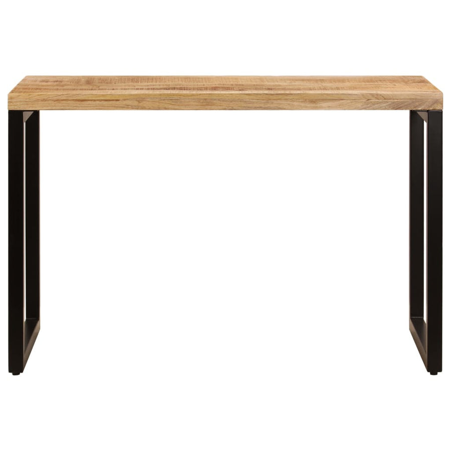 Matbord 115x55x76 cm massivt mangoträ och stål