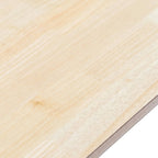 Ruokapöytä valkoinen ja ruskea 114x71x75 cm kumipuu