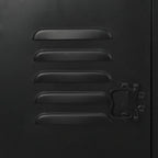 Kirjoituspöytä kahdella kaapilla kuusipuu ja teräs 120x50x76 cm