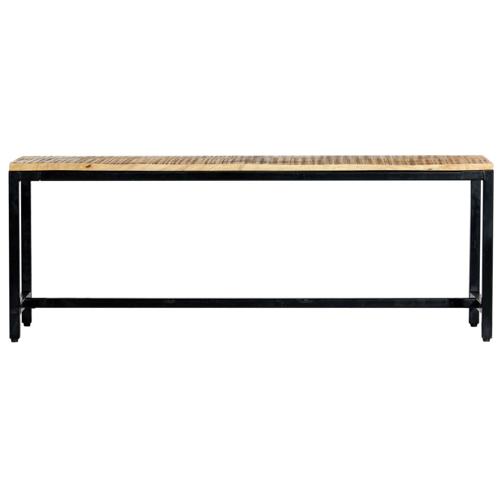 Matbänk 120 cm grovt mangoträ