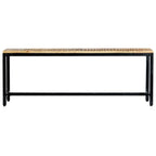 Matbänk 120 cm grovt mangoträ