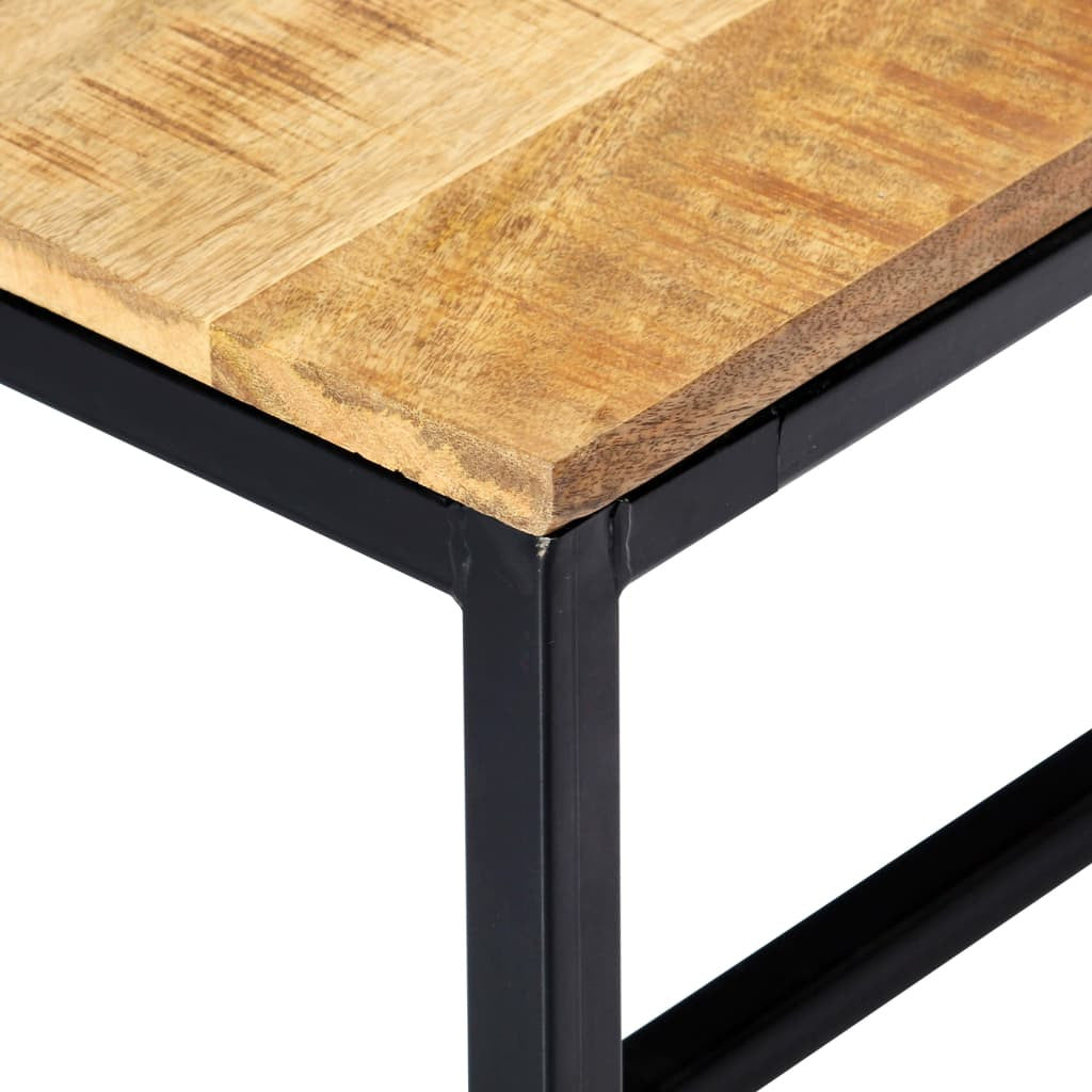 Matbänk 120 cm grovt mangoträ