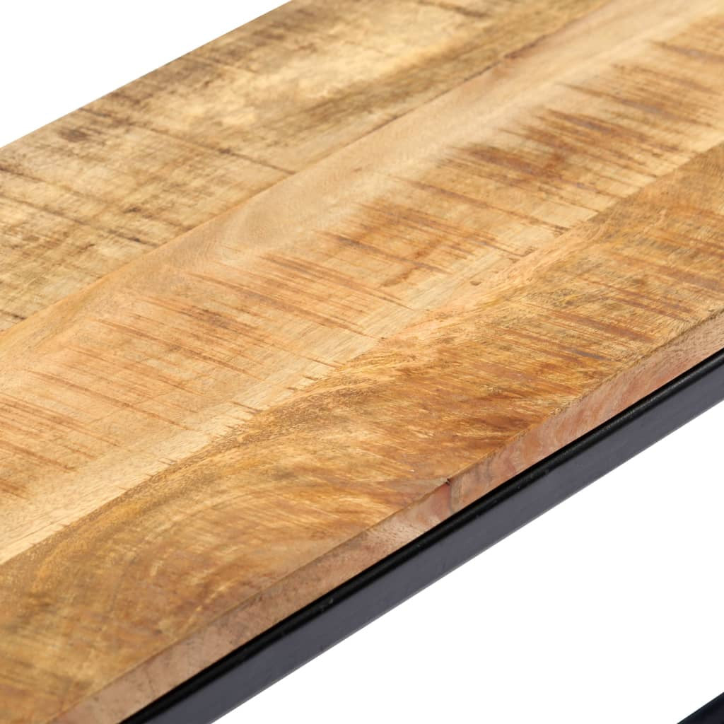 Matbänk 120 cm grovt mangoträ