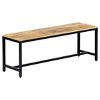Matbänk 120 cm grovt mangoträ