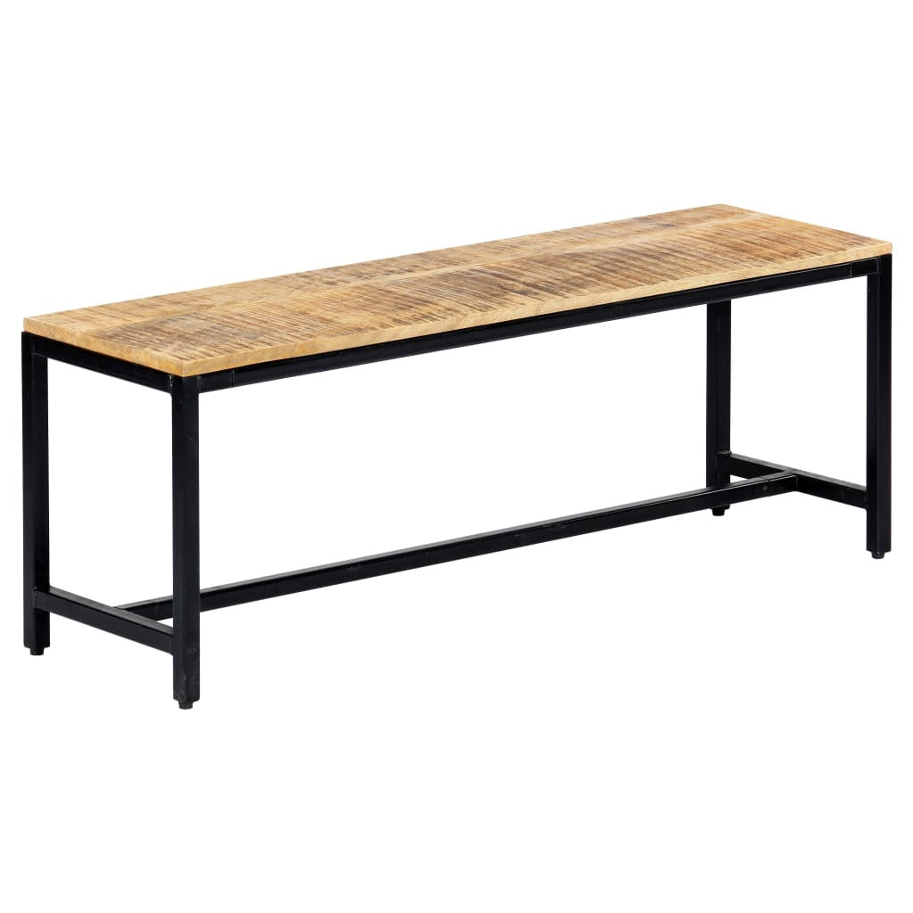 Matbänk 120 cm grovt mangoträ