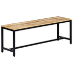 Matbänk 120 cm grovt mangoträ