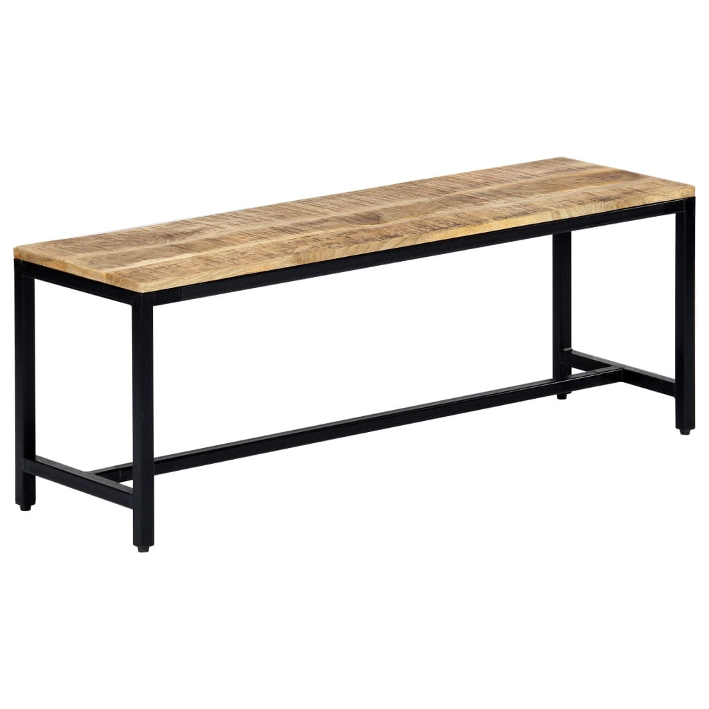 Matbänk 120 cm grovt mangoträ