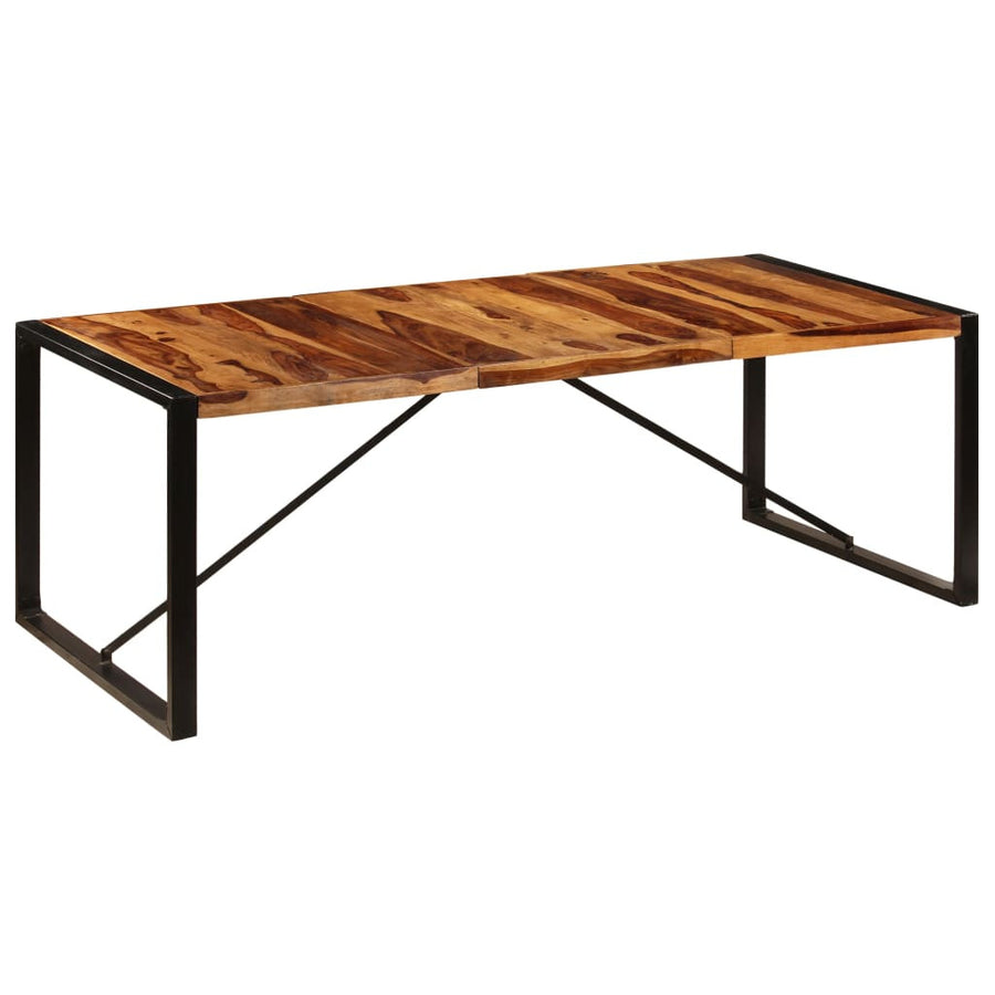 Matbord 220x100x75 cm massivt mangoträ
