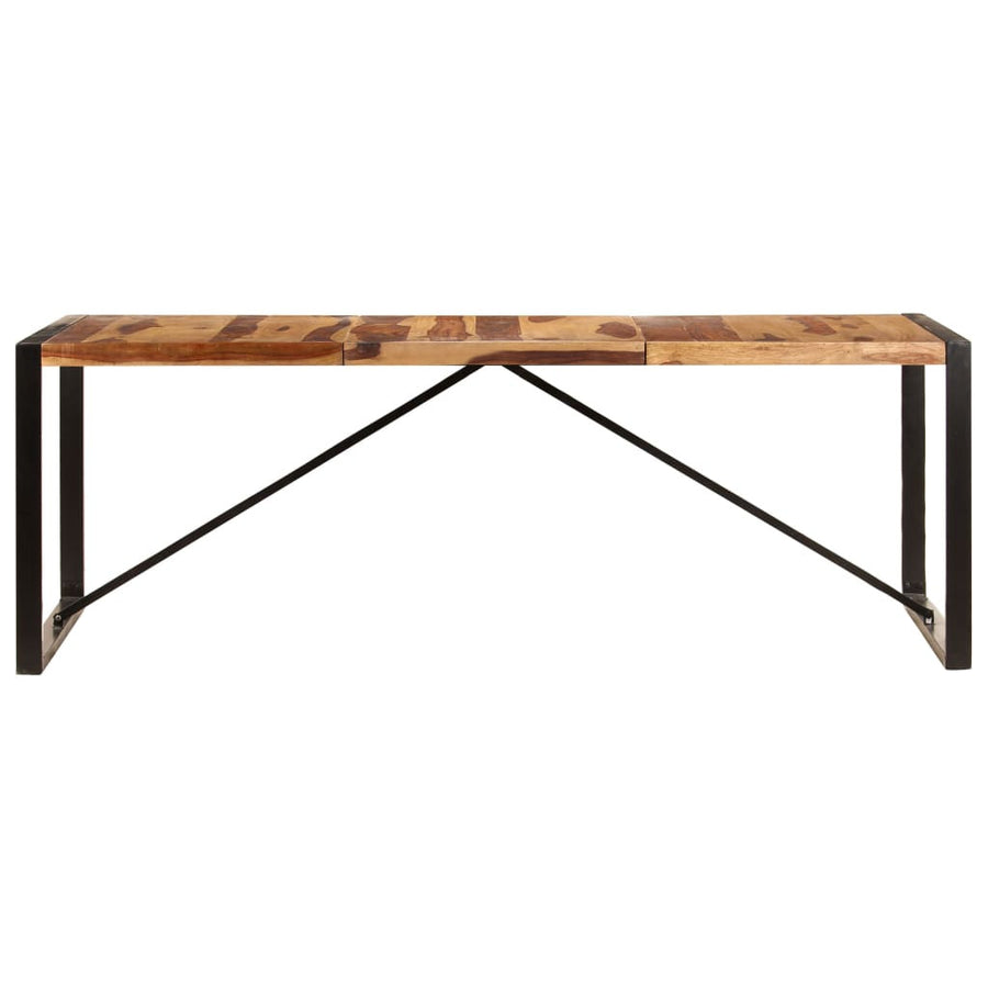 Matbord 220x100x75 cm massivt mangoträ