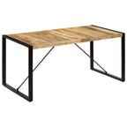 Ruokapöytä 160x80x75 cm mangopuu