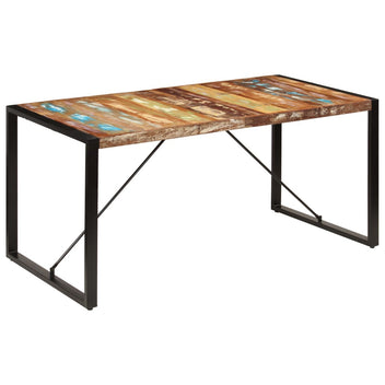 Ruokapöytä 160x80x75 cm uusiokäytetty puu