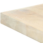 Ruokapöytä 140x70x75 cm valkaistu mangopuu