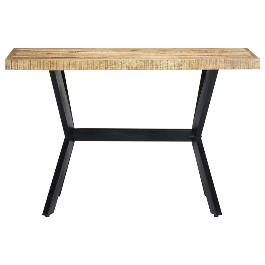 Matbord 120x60x75 cm grovt mangoträ