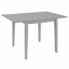 Utdragbart matbord grått (80-120)x80x74 cm MDF