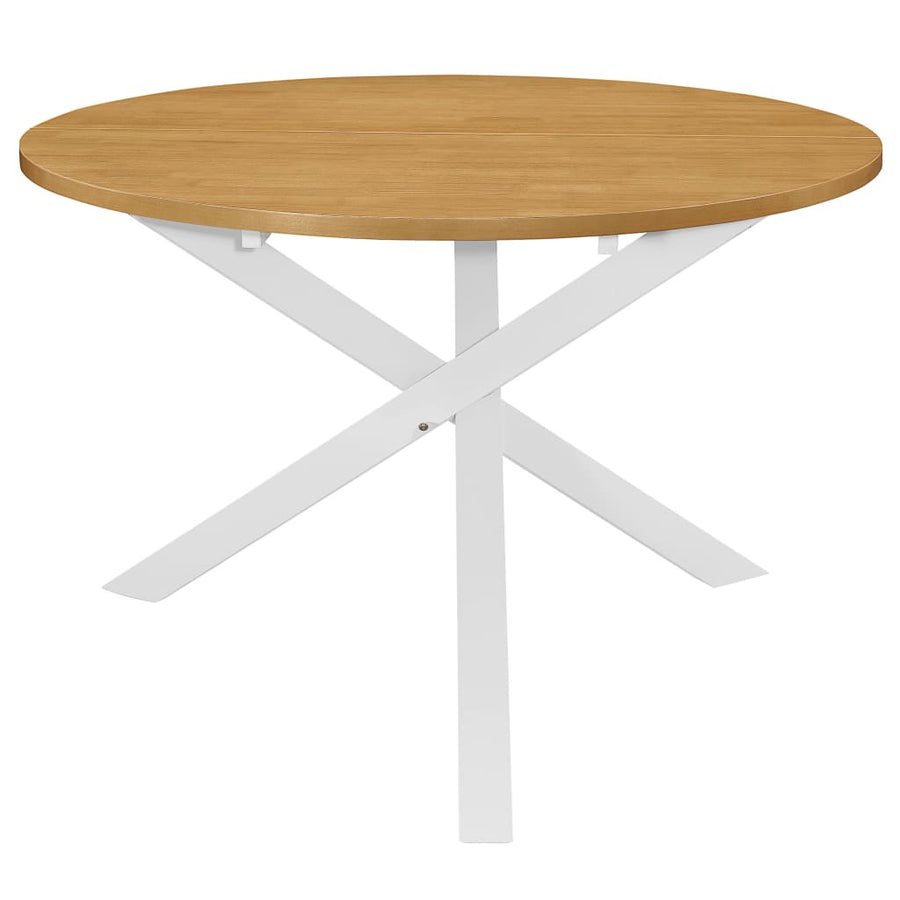 Matbord, vitt, 120x75 cm, MDF