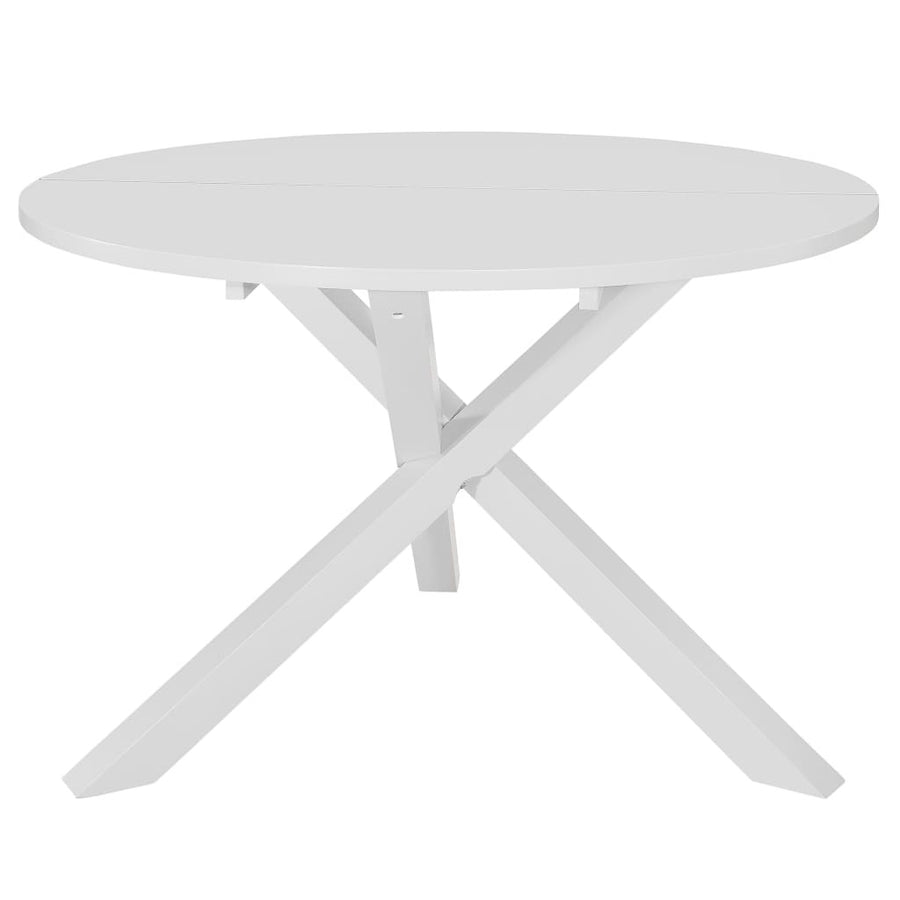 Matbord, vitt, 120x75 cm, MDF