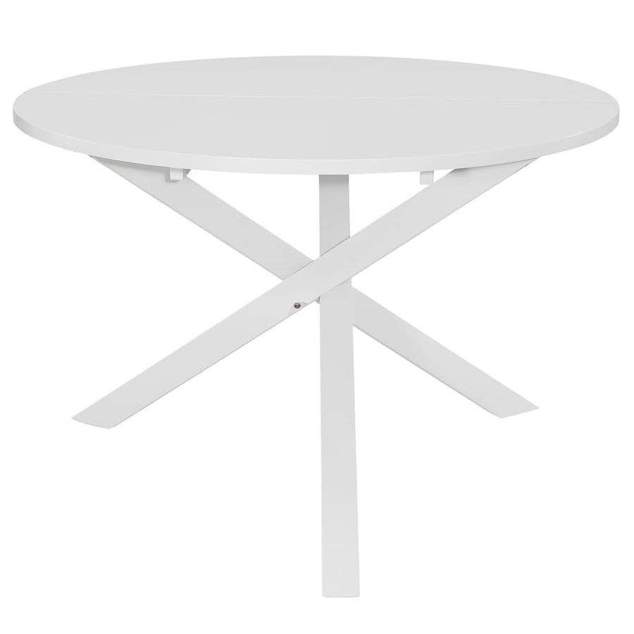 Matbord, vitt, 120x75 cm, MDF