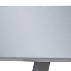 Ruokapöytä korkeakiiltoinen harmaa 180x90x76 cm MDF