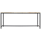 Ruokapöytä 180x90x75 cm karkea mangopuu