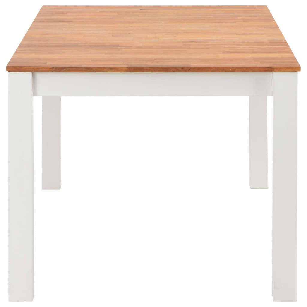 Ruokapöytä 180x90x74 cm täysi tammi