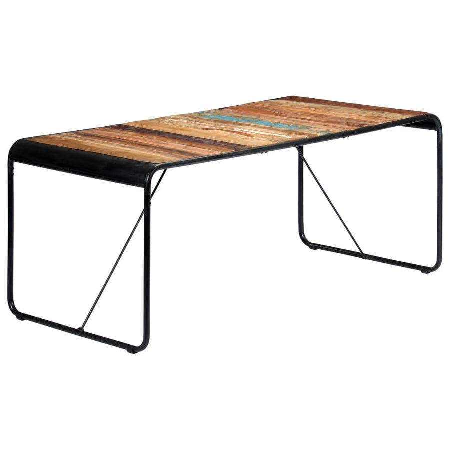 Matbord 180x90x76 cm, helt återvunnet trä
