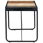 Ruokapöytä 140x70x76 cm täysi kierrätetty mangopuu