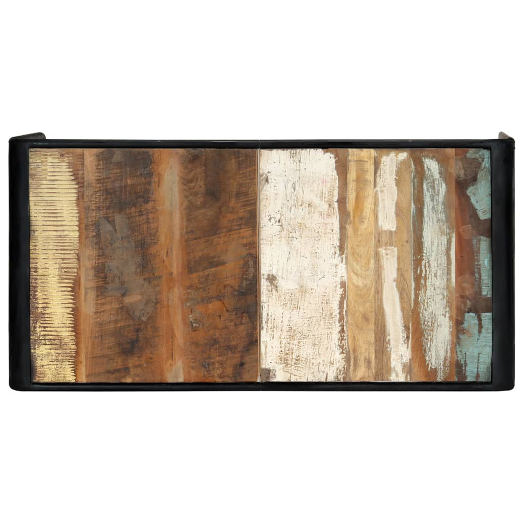 Ruokapöytä 140x70x76 cm täysi kierrätetty mangopuu