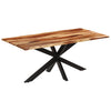 Matbord 180x90x75 cm massiv ask