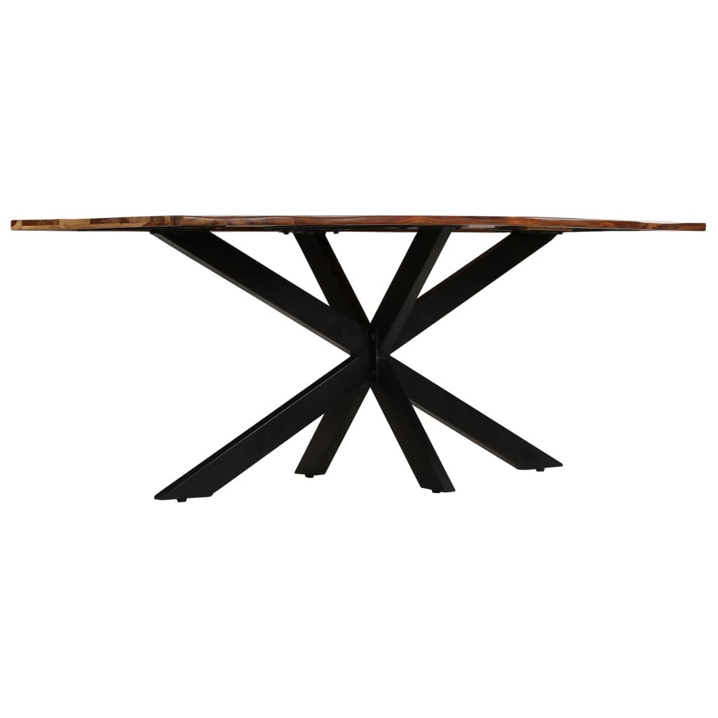 Ruokapöytä 180x90x75 cm täysi seesampuu